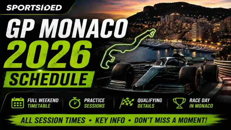 GP Monaco 2026 Schedule: Everything You Need to Know