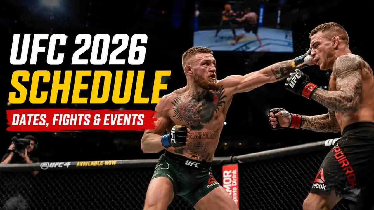 UFC 2026 Schedule